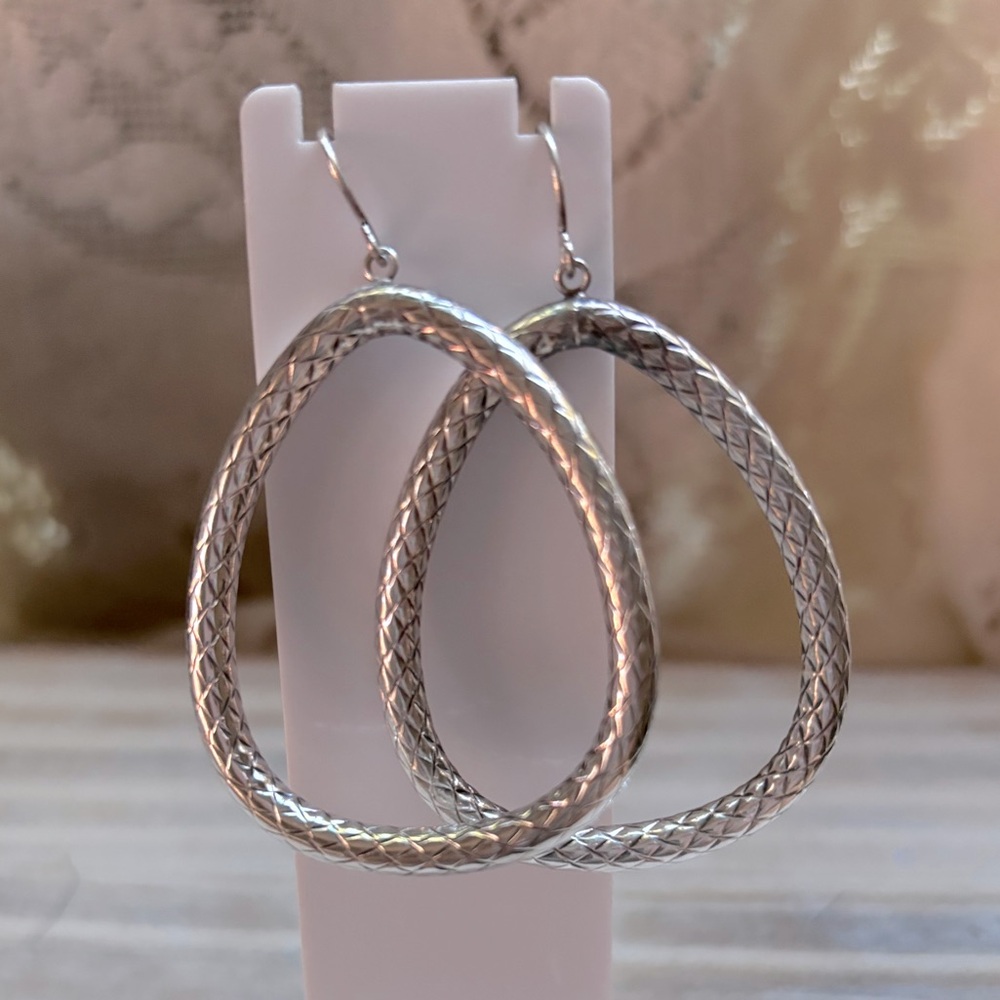 Premier design triangle dangle earrings